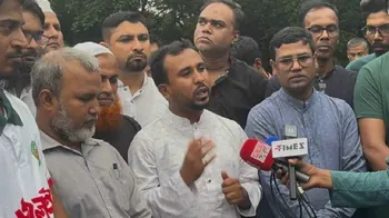 আ. লীগের রাজনীতি জুলাই শহীদদের রক্তে নিষিদ্ধ হয়ে গেছে: আবু হানিফ